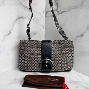 2004 SoHo Kelly Flap Satchel in Mini Signature C